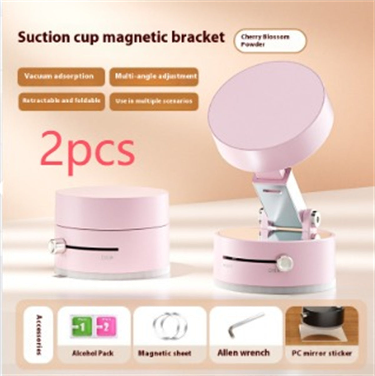 MagGrip Foldable Vacuum Magnetic Car Mount