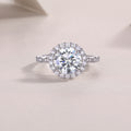 1Starlight Shining - A Fashionable Jewelry Ring Set With 3-carat Moissanite S925 Sterling Silver And Platinum-plated Diamond Prohibit TikTok sales